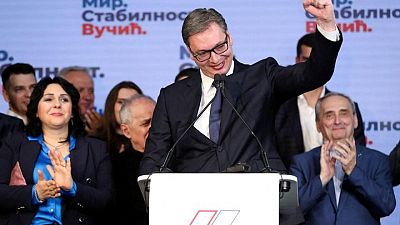 Vucic obtiene casi el 60% de los votos en las elecciones presidenciales de Serbia