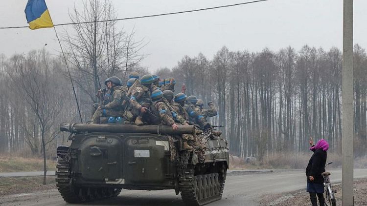 Britain says Ukraine forces have retaken the north
