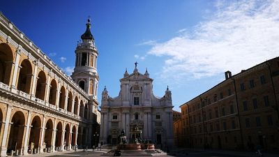 Consiglio Marche, corteo da Porta Romana a Basilica Santa Casa Consiglio Marche, corteo da Porta Romana a Basilica Santa Casa