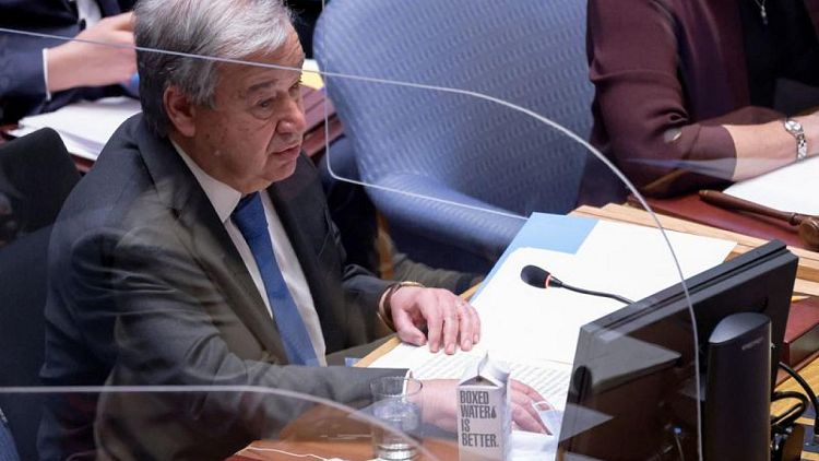 U.N. chief warns Ukraine war one of greatest challenges to international order