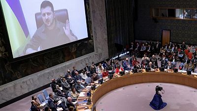 Zelenskiy urges UN to reform its system to strip Russia of its veto
