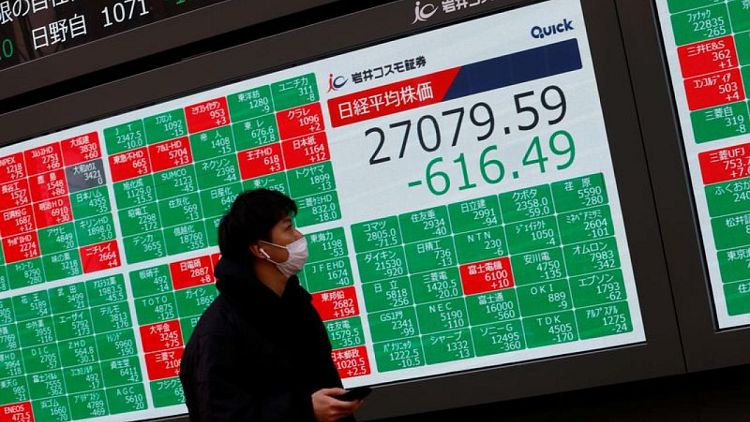 المؤشر نيكي الياباني يفتح منخفضا 1.16%