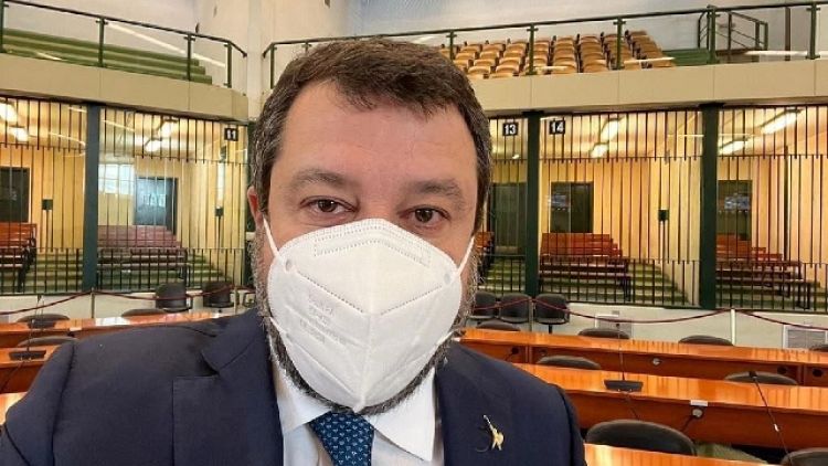 Salvini presente in aula bunker per udienza processo