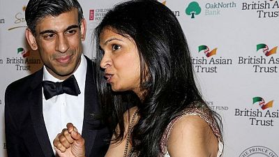 UK finance minister's wife says she will pay more UK tax UK finance minister's wife says she will pay more UK tax