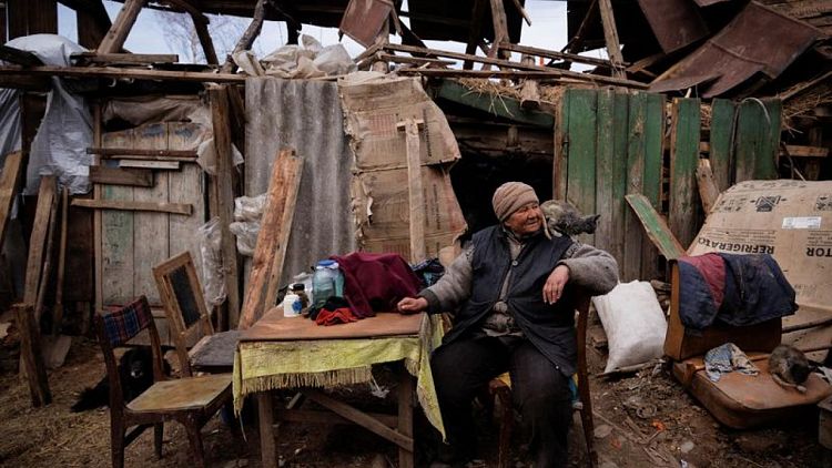 Inside a Ukrainian village where farmers stay for the wheat harvest but fear Russian attack