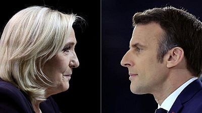 Poll shows gap between Le Pen, Macron as turnout is seen at historic low Poll shows gap between Le Pen, Macron as turnout is seen at historic low