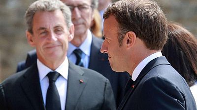 Former conservative President Sarkozy endorses Macron in presidential race