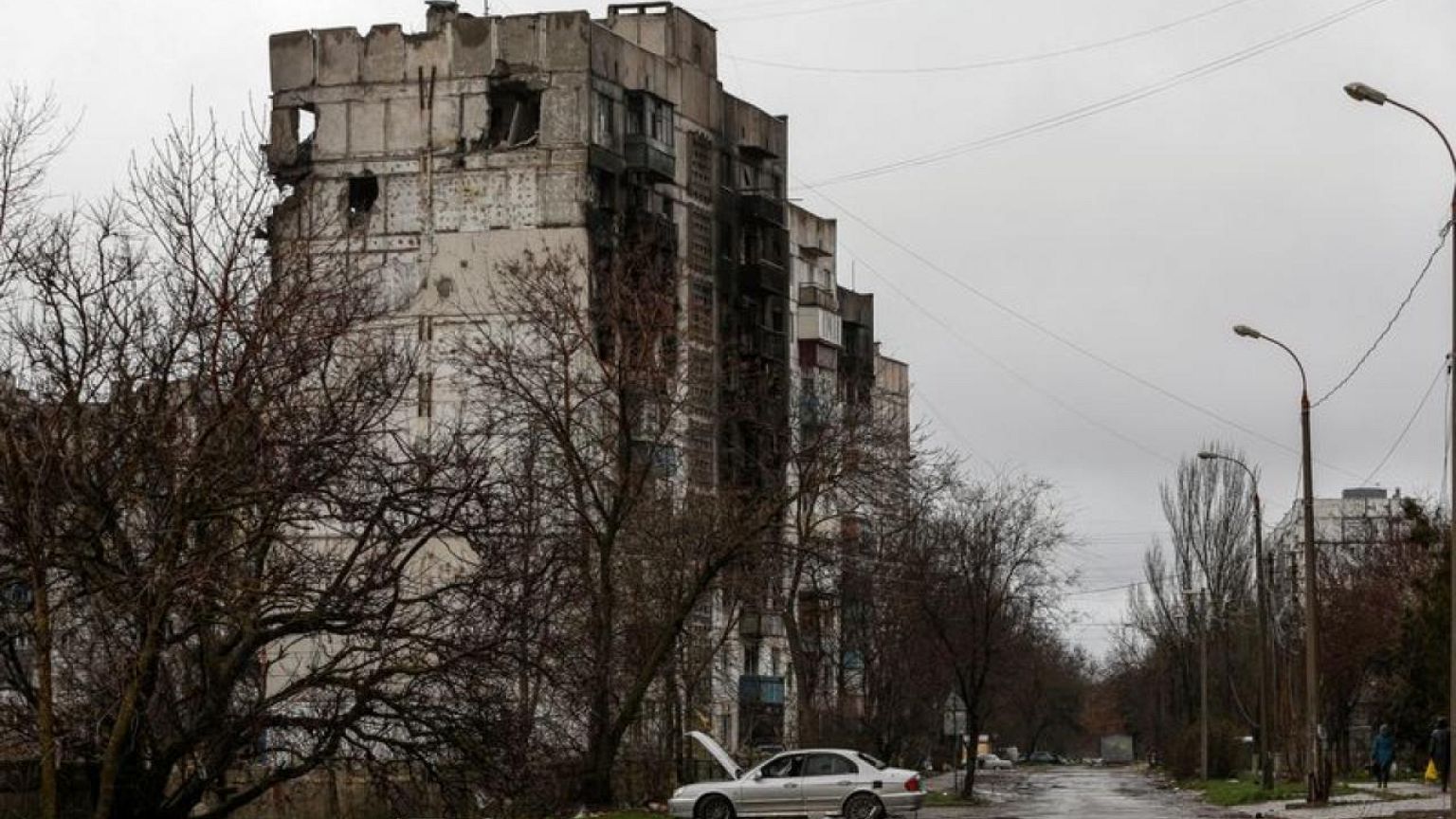 Russia says flagship of Black Sea fleet badly damaged by blast