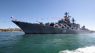 Russia says flagship missile cruiser Moskva has sunk after fire Russia says flagship missile cruiser Moskva has sunk after fire