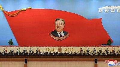 North Korea celebrates founder with dance, music but no report of military parade