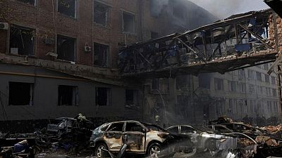 Shelling kills five, injures 13 in Kharkiv city centre - report