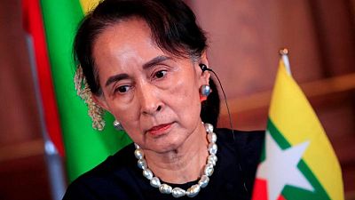 In rare comments, Myanmar's Suu Kyi urges people to 'be united' - source