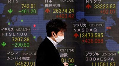 Stocks wobble as China lockdowns drag; yen wallows