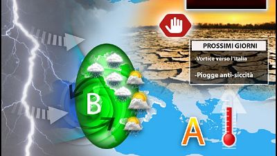 Anche sul Nord, dopo la siccità. In miglioramento da domenica Anche sul Nord, dopo la siccità. In miglioramento da domenica