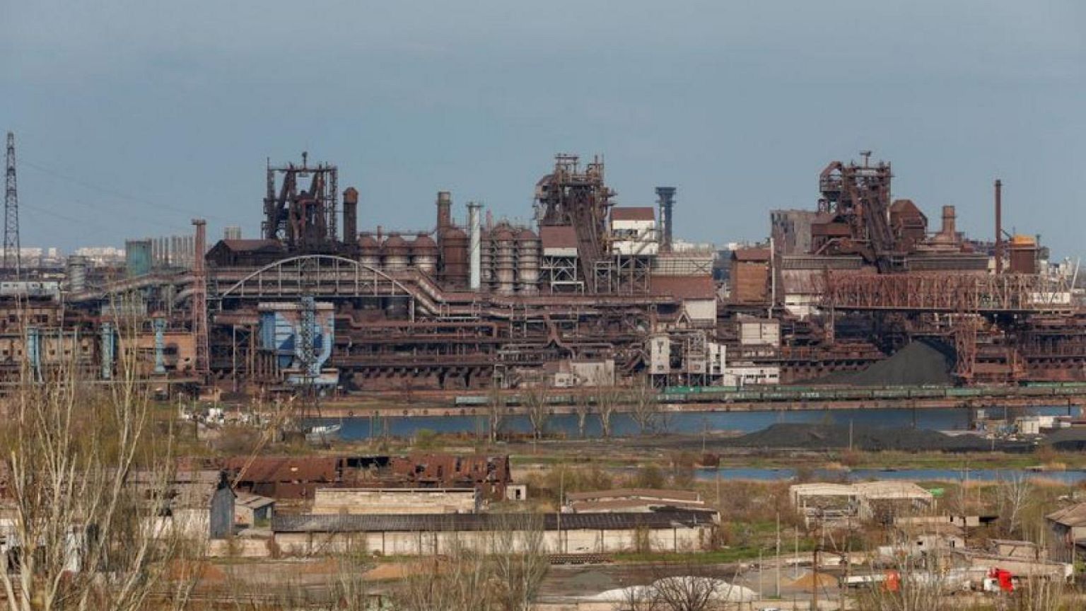Russia says Ukrainian fighters 'securely blockaded' at Mariupol steel plant
