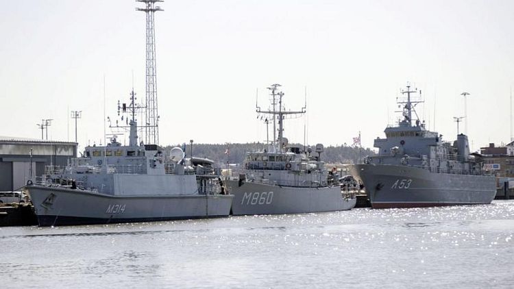 Buques de guerra de la OTAN llegan a un puerto finlandés para realizar ejercicios de entrenamiento