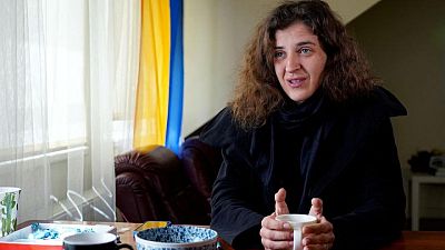 La prometida del director lituano Kvedaravicius abandona Ucrania con su cuerpo