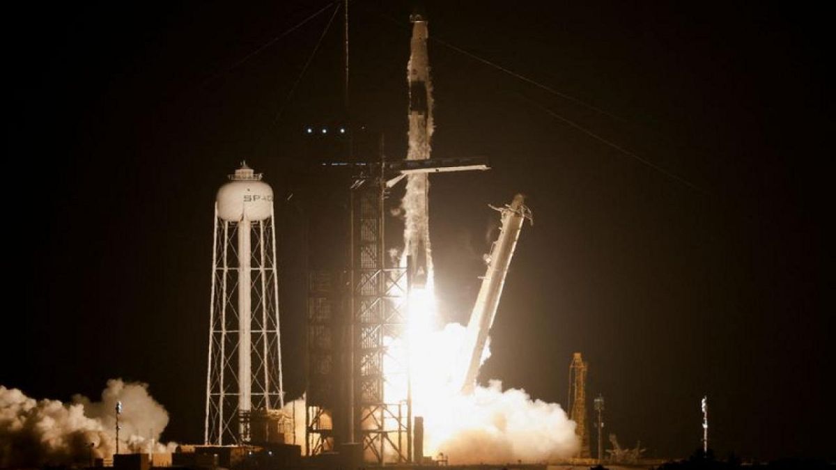 Spacex Capsule Carrying Latest Astronaut Crew Docks With International