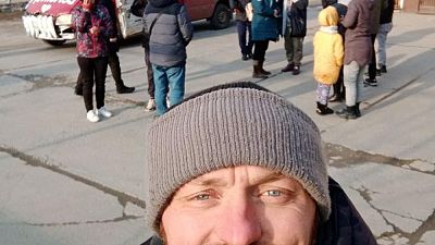 The man who evacuated 200 people from Mariupol in a battered red van