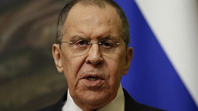 Lavrov says sanctions being discussed with Ukraine, Kyiv denies it