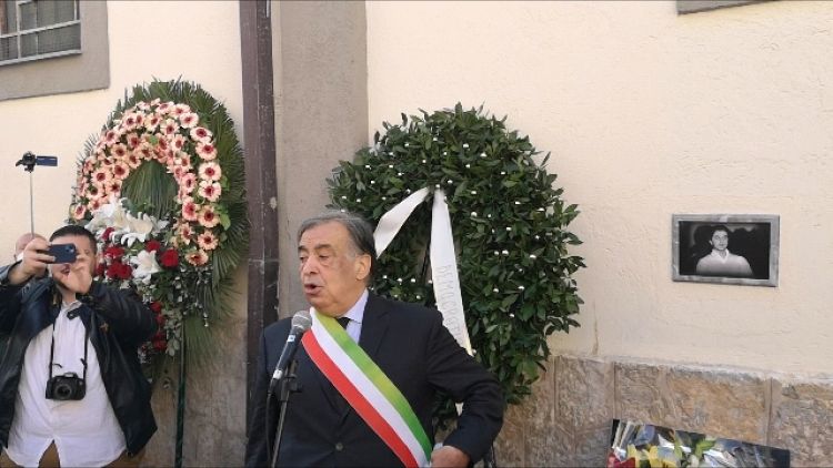 Sindaco Palermo a cerimonia per 40/anniversario uccisione