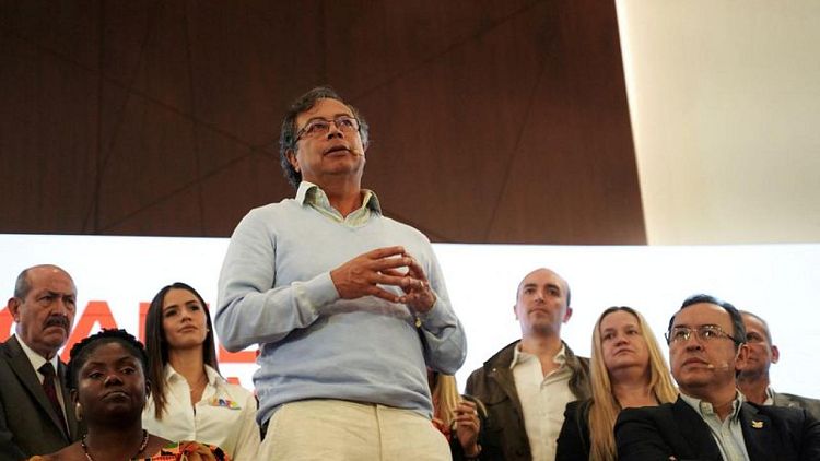 Colombian leftist Petro leads presidential election poll