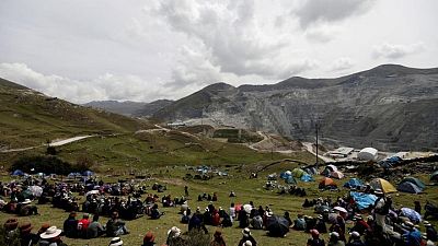 Peruvian mine protesters reject talks until emergency order lifted