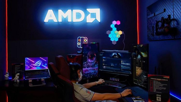 AMD shares rise as chipmaker sees data center strength cushioning PC slowdown