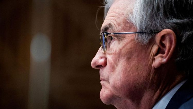 Alza de la tasa de 75 puntos básicos no se está "considerando activamente", dice Powell de la Fed