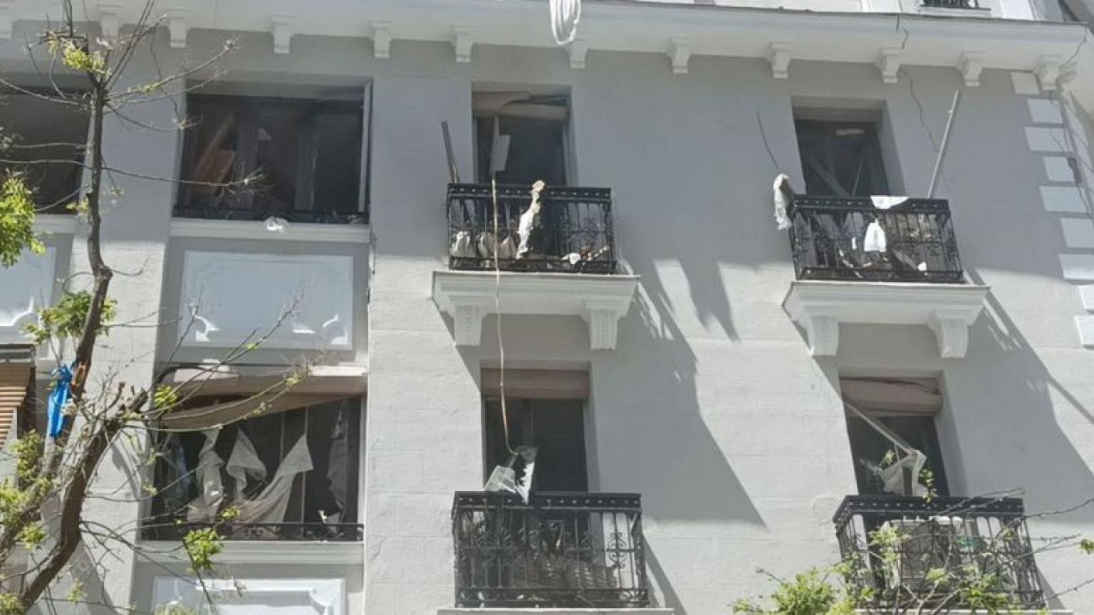 Una explosión en un edificio de Madrid deja 17 heridos