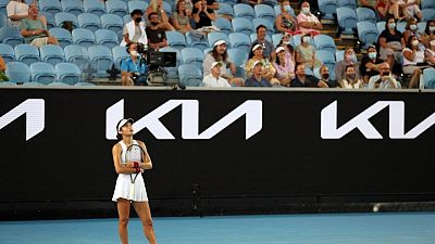 Tennis-Raducanu says heading in the right direction on clay Tennis-Raducanu says heading in the right direction on clay