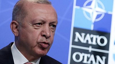 Erdogan dice que Turquía no ve con buenos ojos la entrada de Finlandia y Suecia en la OTAN