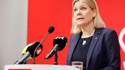 رئيسة وزراء السويد ستسعى لتأييد برلماني يوم الاثنين لطلب عضوية حلف الأطلسي