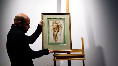 لوحة "الرجل العاري" لمايكل أنجلو تجمع 23 مليون يورو في مزاد بباريس