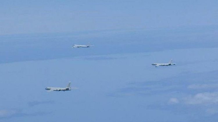 Aviones rusos y chinos patrullan los cielos de Asia Oriental, como colofón al viaje de Biden
