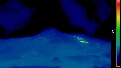 Ingv, punto di emissione lavica è circa 2.800 metri di quota Ingv, punto di emissione lavica è circa 2.800 metri di quota