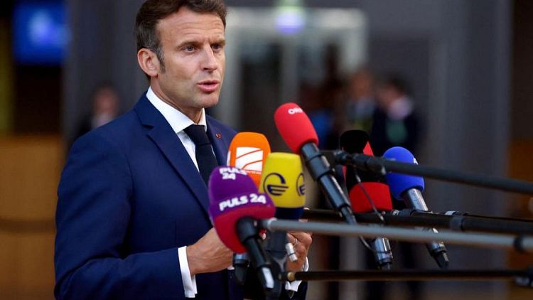 France's Macron says "not excluding anything" about additional EU sanctions against Russia going forward