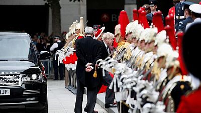 El primer ministro británico, Boris Johnson, es abucheado en el servicio del Jubileo de Platino El primer ministro británico, Boris Johnson, es abucheado en el servicio del Jubileo de Platino