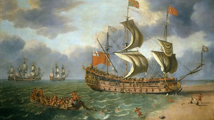 الكشف عن حطام سفينة ملكية بريطانية غرقت قبل 340 عاما