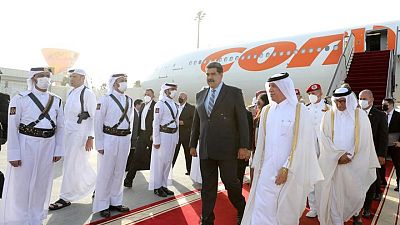 Presidente de Venezuela llega a Qatar y se reunirá con el emir