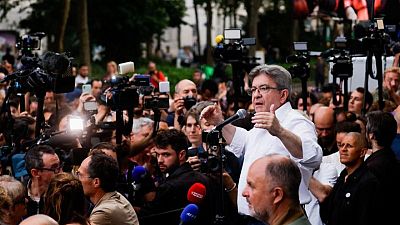 Melenchon says French left should form one group in new parliament