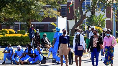 Zimbabwe health workers strike after rejecting 100% pay rise