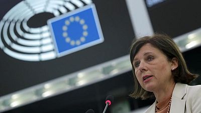 Senior EU official to urge U.S. to help fight Russian propaganda