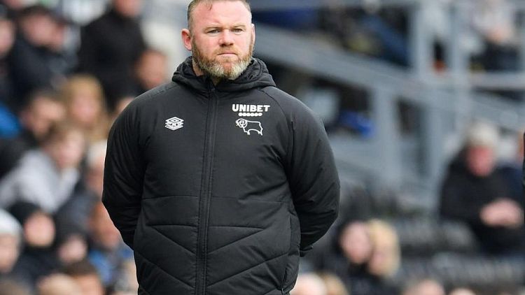 Soccer-Rooney steps down as Derby County boss