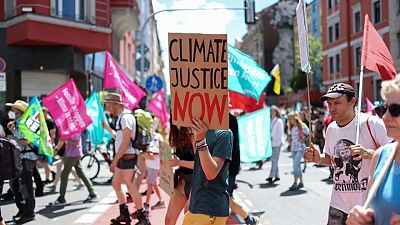 Thousands march in Munich to demand G7 action on poverty and climate