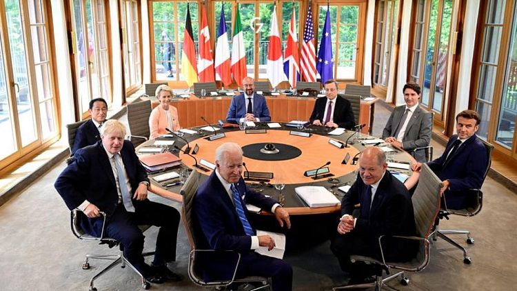 مسؤول فرنسي: قادة مجموعة السبع يناقشون سبل إحياء المحادثات النووية مع إيران