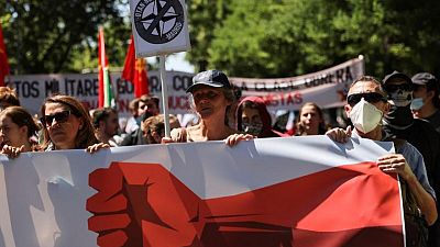 Thousands protest in Madrid against NATO summit