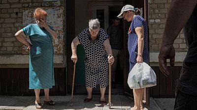 Volunteers evacuate the elderly from Ukraine's Bakhmut, fearing Russian advance