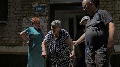 Volunteers evacuate the elderly from Ukraine's Bakhmut, fearing Russian advance