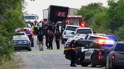 Death toll from migrants found in truck in Texas reaches 50, Mexico says
